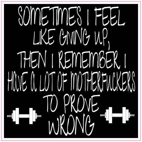 Don't Give Up Workout Sticker - U.S. Custom Stickers