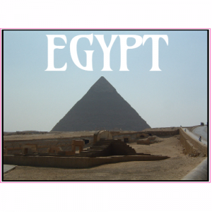 Egypt Pyramid Of Giza Square Sticker - U.S. Custom Stickers