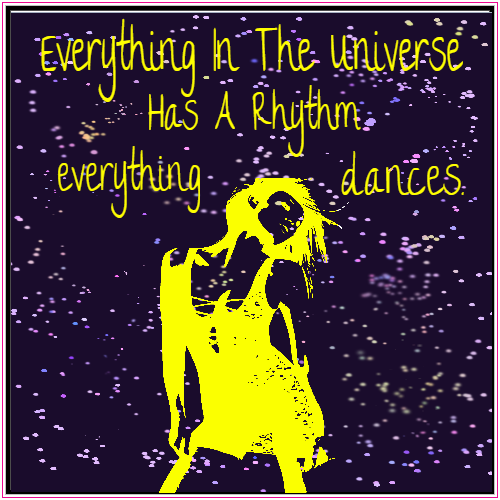 Everything Dances Universe Square Sticker - U.S. Custom Stickers