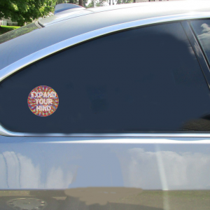 Expand Your Mind Trippy Circle Sticker - Car Decals - U.S. Custom Stickers