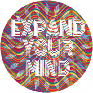 Expand Your Mind Trippy Circle Decal - U.S. Customer Stickers