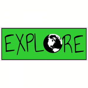 Explore Earth Sticker - U.S. Custom Stickers