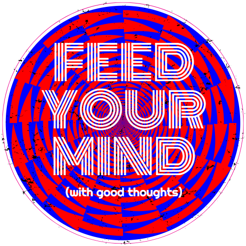 Feed Your Mind Trippy Circle Decal - U.S. Customer Stickers