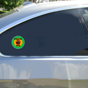 Feelin Irie Reggae Circle Sticker - Car Decals - U.S. Custom Stickers