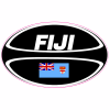 Fiji Rugby Ball Decal - U.S. Customer Stickers