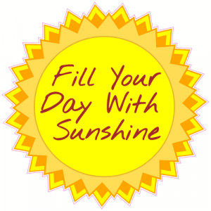 Fill Your Day With Sunshine Sun Decal - U.S. Customer Stickers