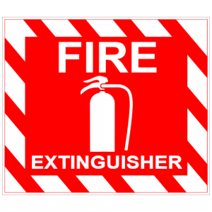 Fire Extinguisher Business Decal - U.S. Customer Stickers