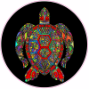Floral Turtle Sticker - U.S. Custom Stickers