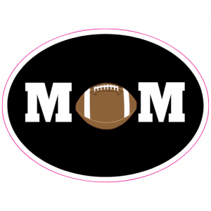 Football Mom Sticker - U.S. Custom Stickers