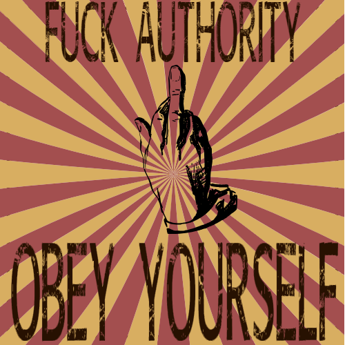 Fuck Authority Sticker - U.S. Custom Stickers