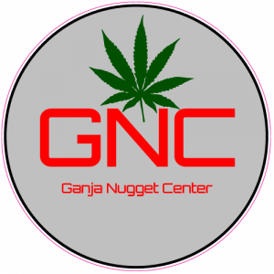GNC Ganja Nugget Center Circle Sticker - U.S. Custom Stickers