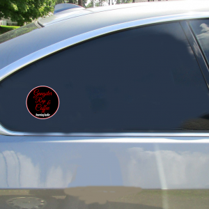 Gangster Rap And Coffee Sticker - Car Decals - U.S. Custom Stickers