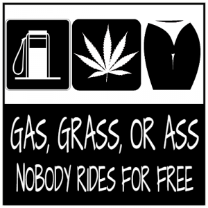 Gas, Grass, Or Ass Sticker - U.S. Custom Stickers