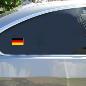 German Flag Sticker - Car Decals - U.S. Custom Stickers