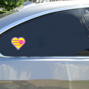 Gimme Some Sugar Lips Heart Sticker - Car Decals - U.S. Custom Stickers