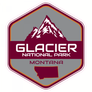 Glacier National Park Montana Decal - U.S. Customer Stickers