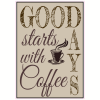Good Days Starts With Coffee Sticker - U.S. Custom Stickers