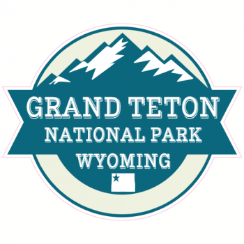 Grand Teton National Park Wyoming Decal - U.S. Customer Stickers