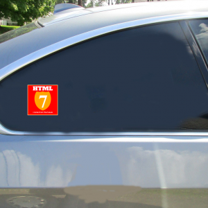 HTML 7 Future Sticker - Car Decals - U.S. Custom Stickers