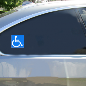 Handicapped Wheelchair Accessible Sticker - Car Decals - U.S. Custom Stickers