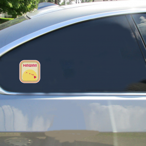 Hawaii Sun Retro Sticker - Car Decals - U.S. Custom Stickers