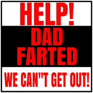 Help Dad Farted Sticker - U.S. Custom Stickers