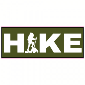 Hike Hiking Decal - U.S. Customer Stickers