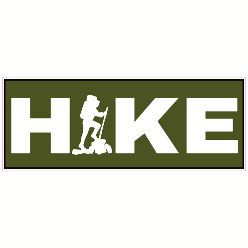 Hike Hiking Decal - U.S. Customer Stickers