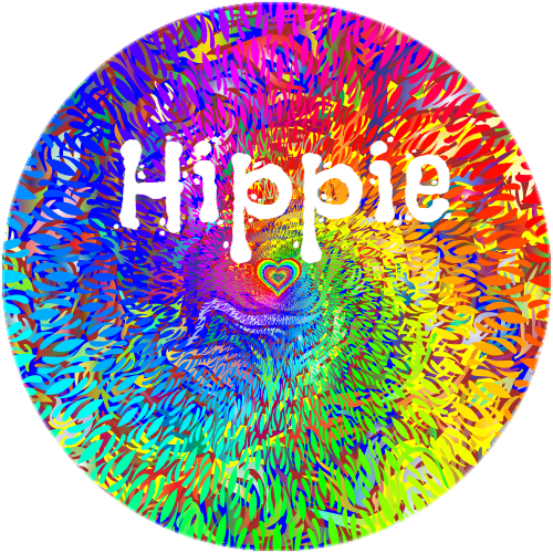 Hippie Psychedelic Trippy Circle Decal - U.S. Customer Stickers