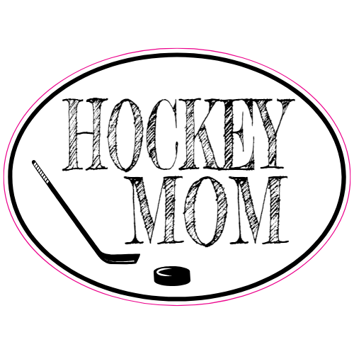 Hockey Mom Sticker - U.S. Custom Stickers