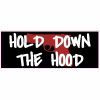 Hold Down The Hood Gun Decal - U.S. Customer Stickers