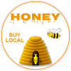 Honey Buy Local Circle Decal - U.S. Customer Stickers