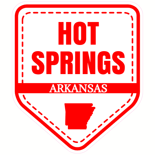 Hot Springs Arkansas Decal - U.S. Customer Stickers