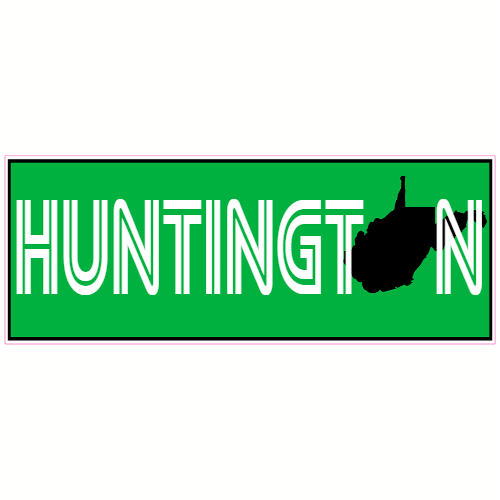 Huntington WV Sticker U.S. Custom Stickers