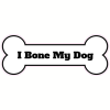 Love My Patterdale Terrier Bumper Sticker or Helmet Sticker D2501 Dog Bone Decal