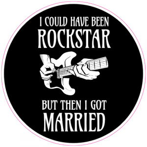 I Could Have Been A Rockstar Sticker - U.S. Custom Stickers