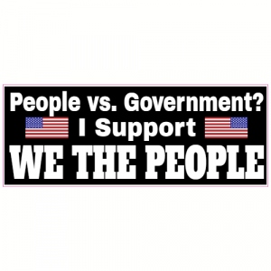 I Support We The People Decal - U.S. Customer Stickers