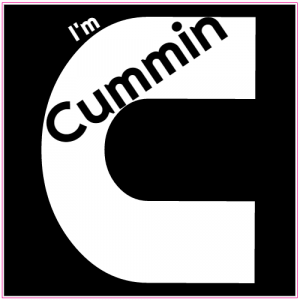 I'm Cummin Racing Sticker - U.S. Custom Stickers