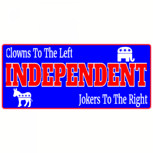 Independent Voter Decal - U.S. Customer Stickers
