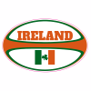 Ireland Rugby Ball Decal - U.S. Customer Stickers