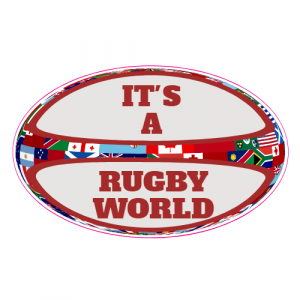 It Is A Rugby World Rugby Ball Decal - U.S. Customer Stickers