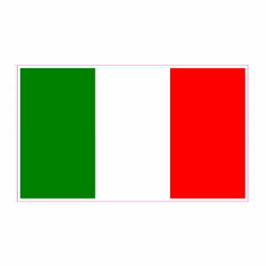 Italy Flag Sticker - U.S. Custom Stickers