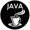 Java Coffee Black Circle Decal - U.S. Customer Stickers