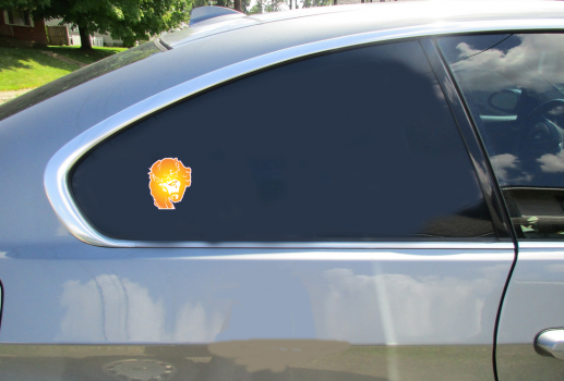 Jesus Crown Of Thorns Sunburst Sticker - Car Decals - U.S. Custom Stickers