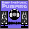 Keep The Music Pumping DJ Square Decal - U.S. Custom Stickers