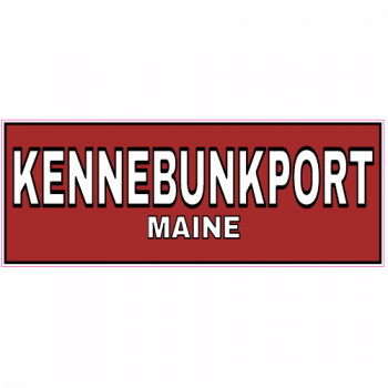 Kennebunkport Maine Decal - U.S. Customer Stickers