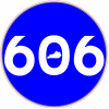 Kentucky 606 Blue Circle Sticker - U.S. Custom Stickers