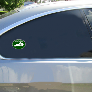 Kentucky Green Grass Bluegrass Good Grass Oval Sticker - Car Decals - U.S. Custom Stickers
