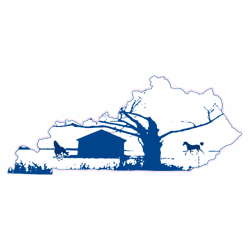 Kentucky Horse And Barn State Decal - U.S. Customer Stickers