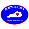 Kentucky It's Where Maw Maw Lives Decal - U.S. Customer Stickers